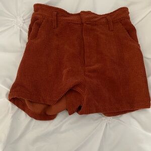 Altar'd State Brown Corduroy Skorts